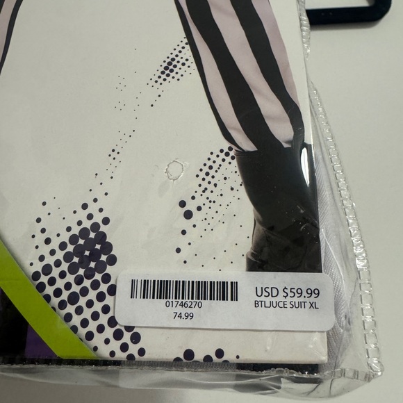 Spirit Beetlejuice Kids Costume - Black and White - Picture 3 of 16